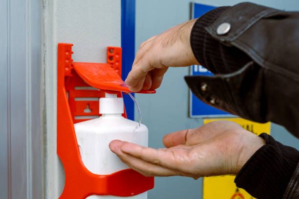 New normal, Hand Disinfection, Hygiene Concept New normal, Hand Disinfection, Hygiene Concept